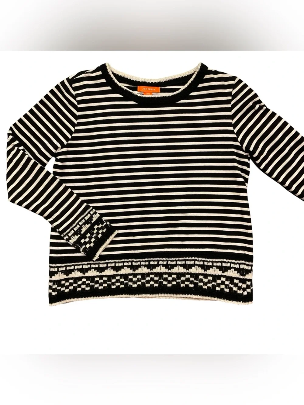 Joe Fresh Stripe Crewneck sweater